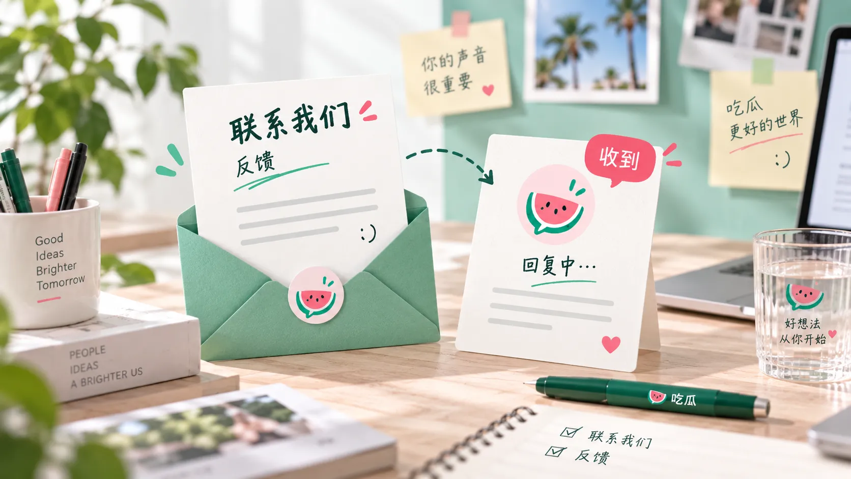 联系与反馈栏目配图